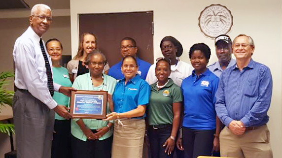 presidents appreciation award for Saint Croix